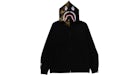 BAPE 1st Sudadera con capucha Shark Full Zip Negro