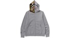 Sudadera con capucha y cremallera completa BAPE 1st Shark gris