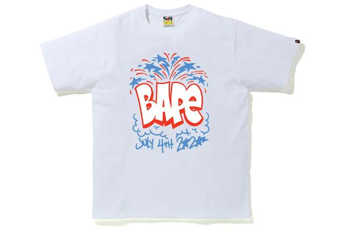 BAPE 2020 Independence Day Tee White