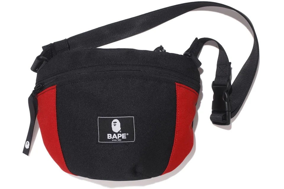 BAPE 2tone Shoulder Bag Red