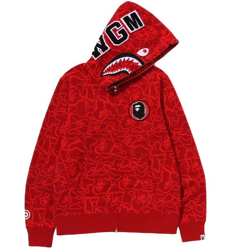 BAPE 30th Anniversary Line Camuflaje Shark Sudadera con capucha