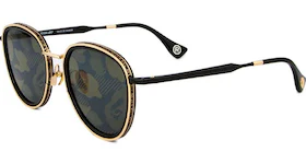 BAPE 7 Sunglasses Black/Gold