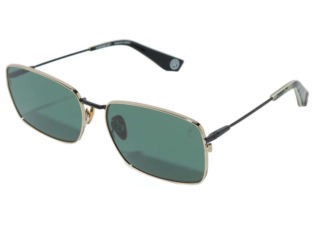 Pre-owned Bape 7 Sunglasses Green
