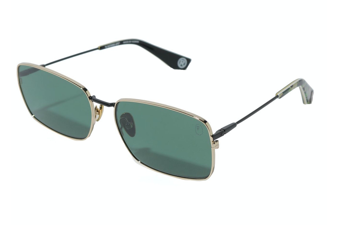 Pre-owned Bape 7 Sunglasses Green