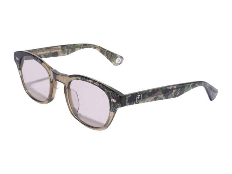 Pre-owned Bape 7 Sunglasses In Grey/brown