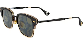 BAPE 8 Sunglasses Black/Gold