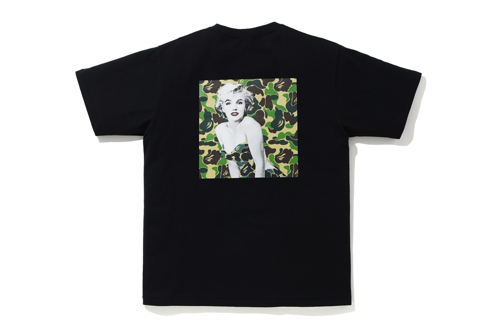 BAPE A BATHING APE x Marilyn Monroe Iconic Tee Black