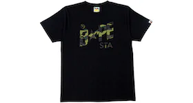 BAPE A Bathing Ape 1st Camo BAPE STA Logo Tee Black/Green