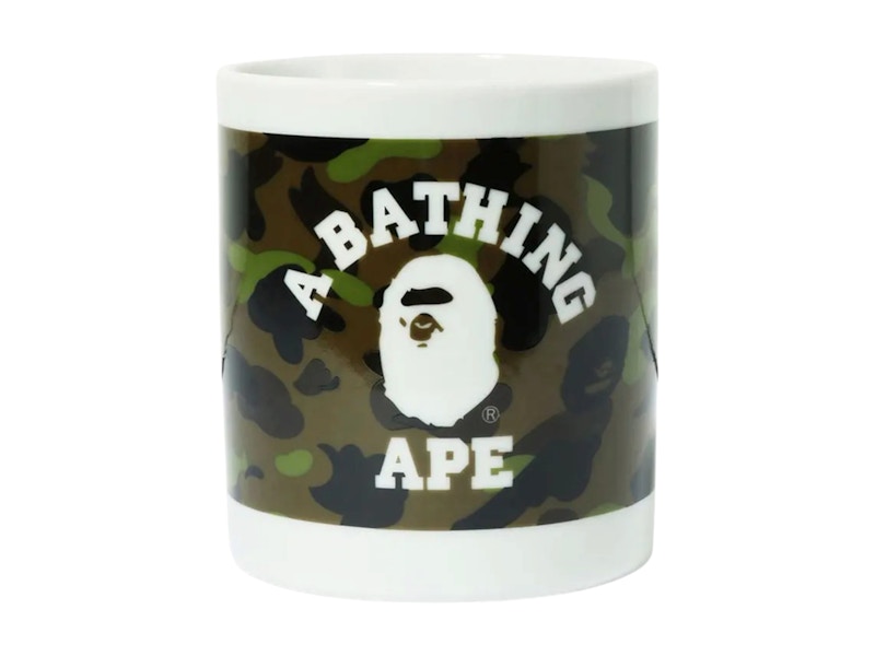 Pre-owned Bape Men's A Bathing Ape 1st Camo Mug In Green