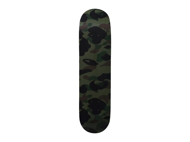 BAPE A Bathing Ape 1st Camo Skateboard Deck Green - FW25 - US