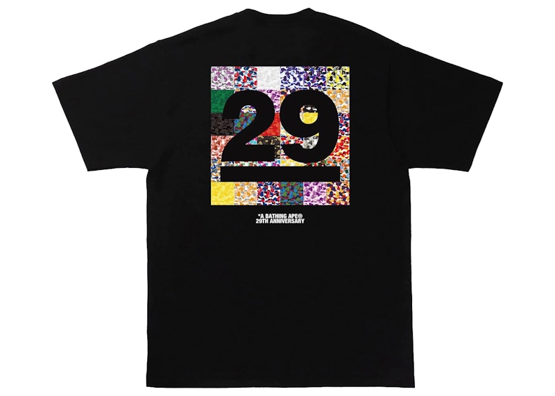 BAPE A Bathing Ape 29th Anniversary Tee Black Men's - SS22 - US