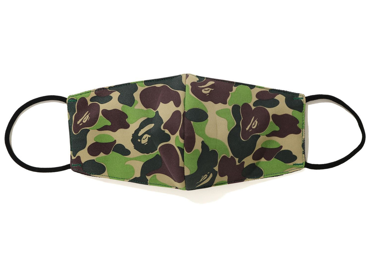 BAPE A Bathing Ape ABC Camo Mask Green