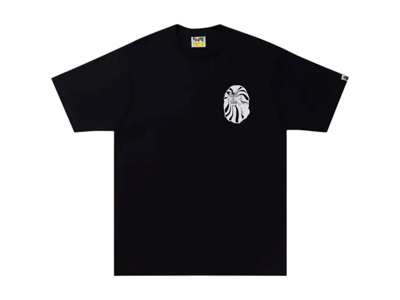 Pre-owned Bape Men's  A Bathing Ape Ape Head I Tee Shirt In Black