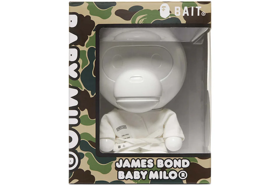 BAPE A Bathing Ape Baby Milo Artists Collection - James Bond 8" Figure