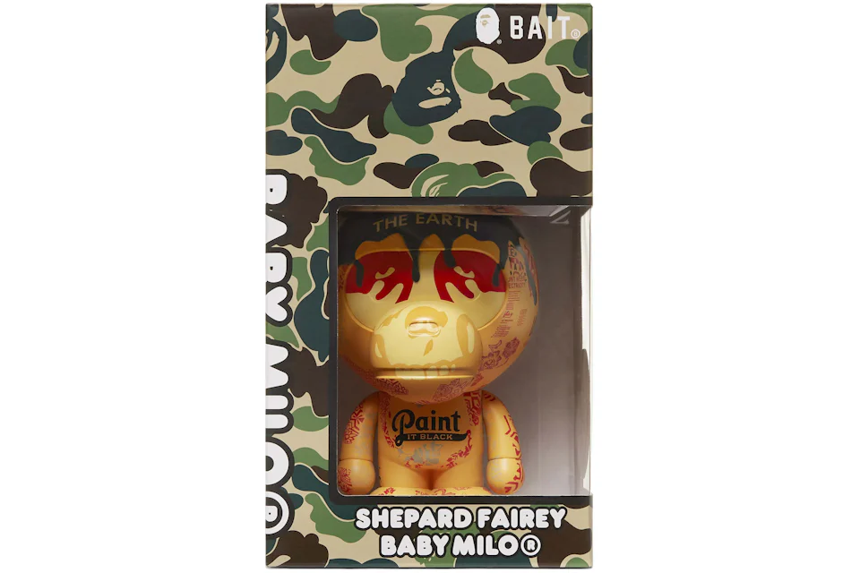 BAPE A Bathing Ape Baby Milo Artists Collection - Shepard Fairey 8" Figure