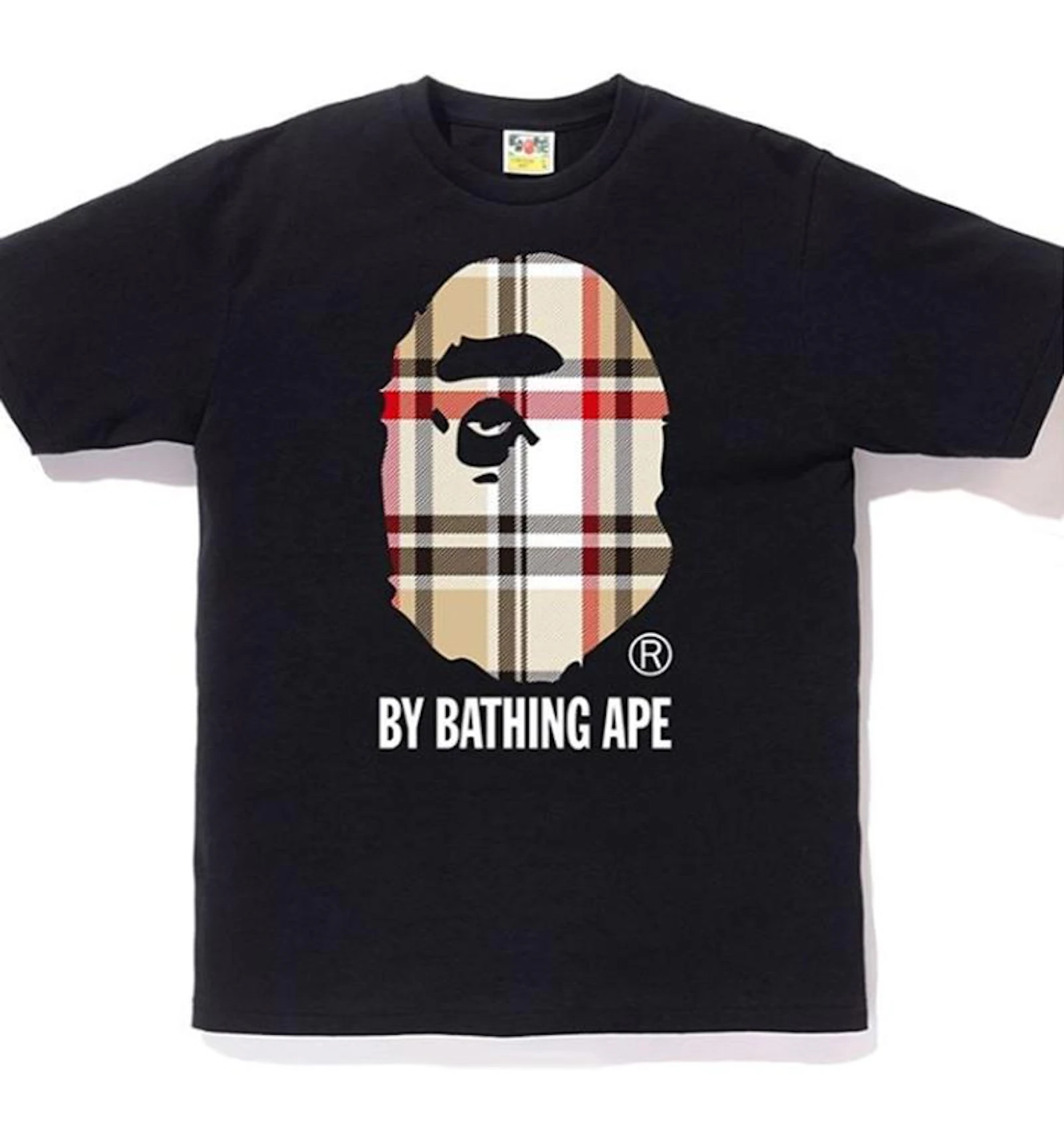 Bape A Bathing Ape Check By Bathing Tee Black Beige Us Bape A Bathing Ape Check By Bathing Tee Black Beige Us