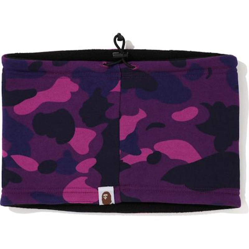 AbathingapeBAPE COLOR CAMO NECK WARMER PURPLE - ネックウォーマー