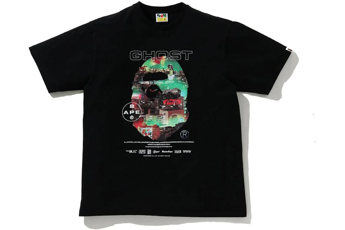 BAPE A Bathing Ape Ghorst 2 Relaxed Fit Tee Black