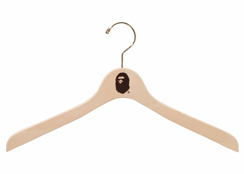 ape ウッドハンガー　レア　wooden hanger BAPE head BAPE A Bathing Ape Hanger Beige Men's - SS24 - US