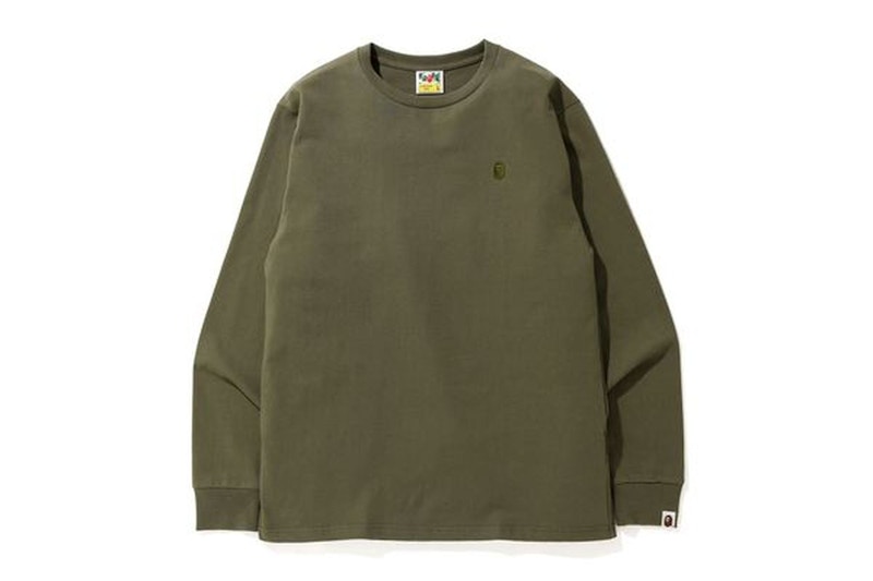 olive green bape shirt