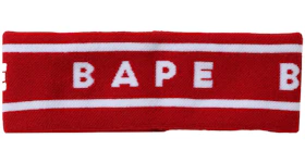 BAPE A Bathing Ape Headband Red