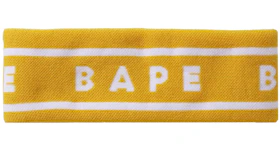 BAPE A Bathing Ape Headband Yellow