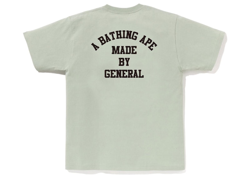 BAPE A Bathing Ape Lettered Tee Green