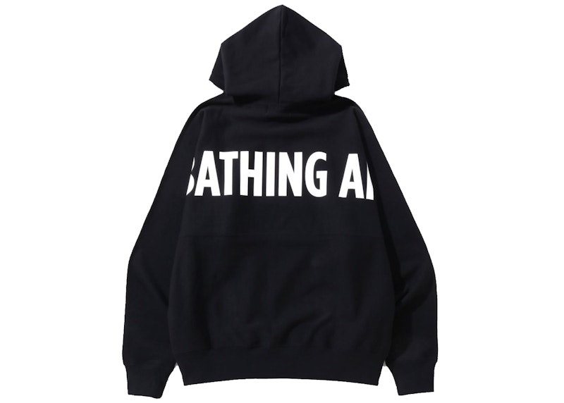 BAPE A Bathing Ape Loose Fit Pullover Hoodie Black Men's - SS22 - US