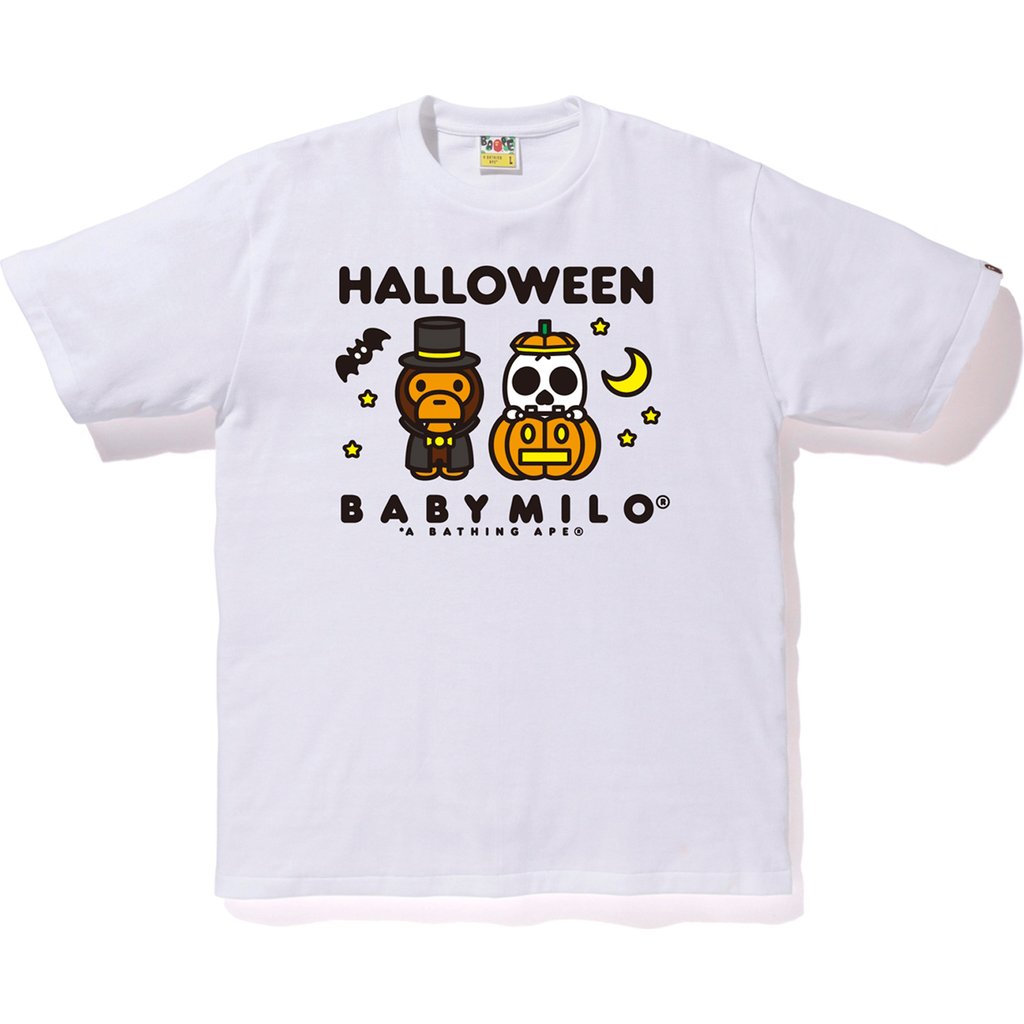 BAPE A Bathing Ape Men Halloween Baby Milo Tee White メンズ - JP