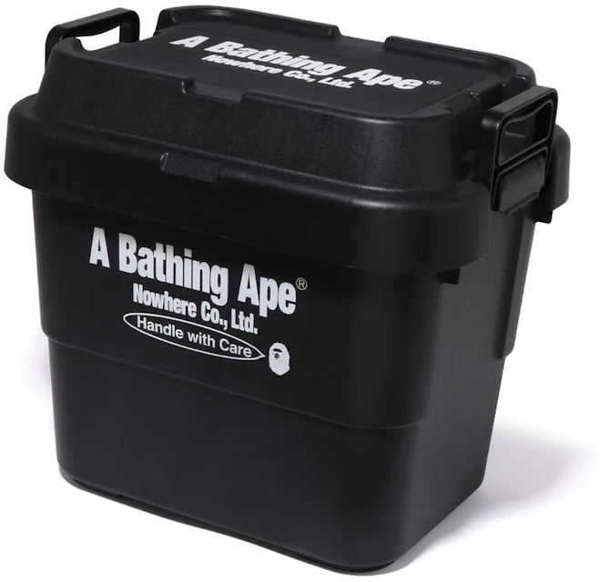 BAPE A Bathing Ape Mini Storage Box Black - FW22 - US
