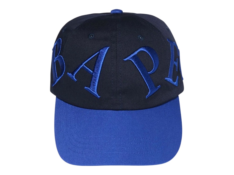 Casquette BAPE A Bathing Ape Panel, bleu marine