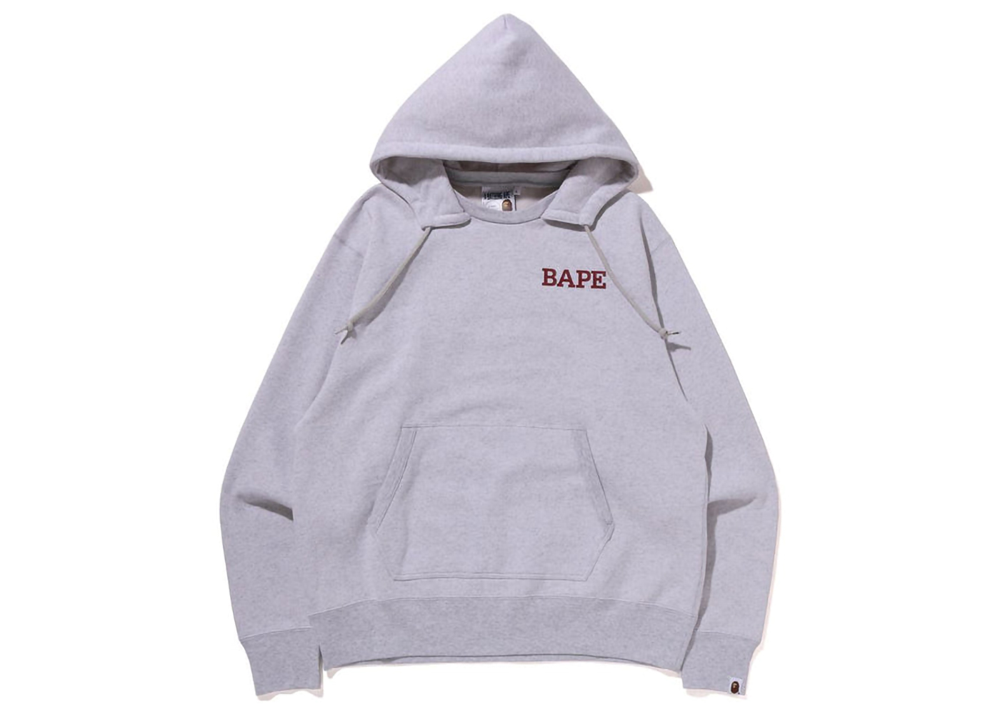 BAPE A Bathing Ape Overdye Pullover Relaxed Fit Hoodie Orange