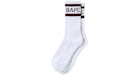 Calzini BAPE A Bathing Ape Bianco/Bordeaux
