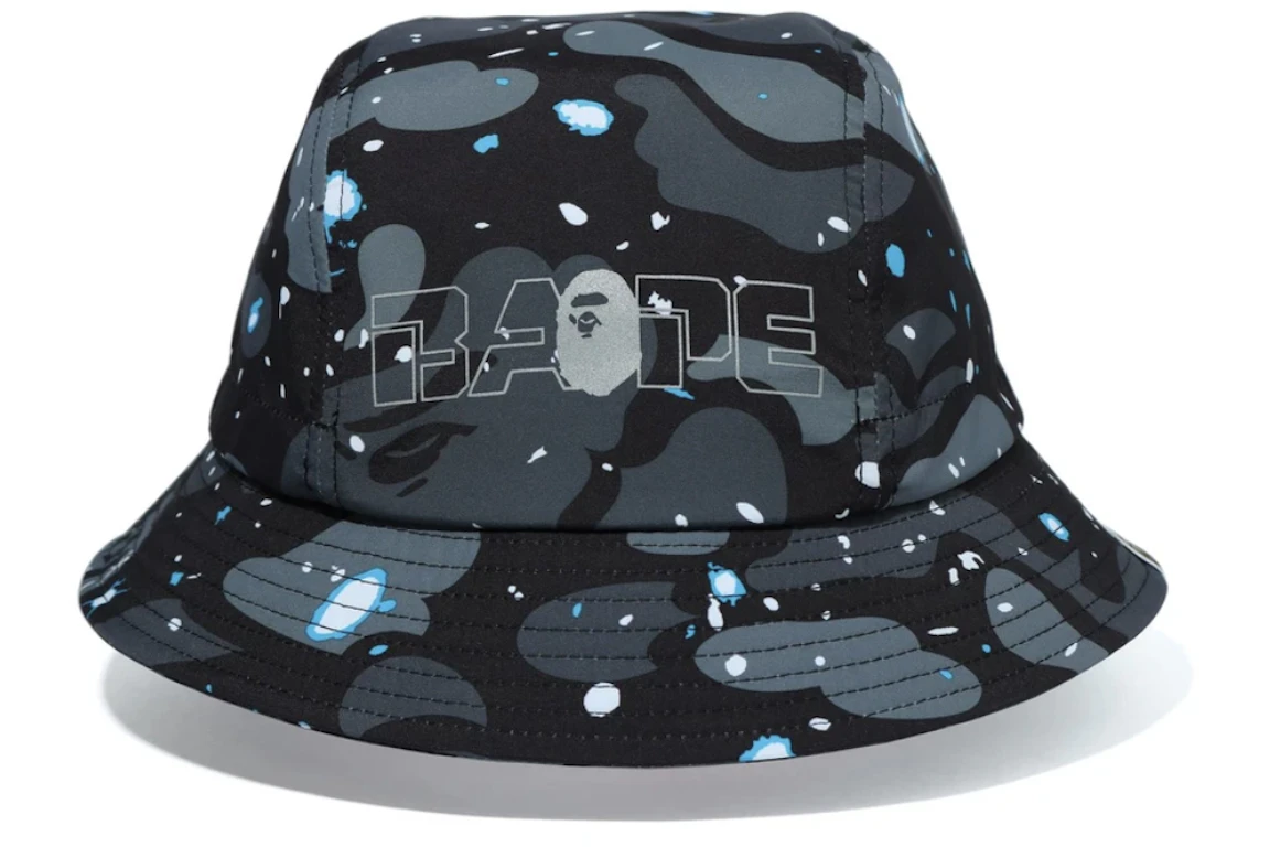 BAPE A Bathing Ape Space Camo Hat Black