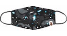 BAPE A Bathing Ape Space Camo Mask Black