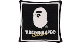 BAPE A Bathing Ape Square Cushion Black