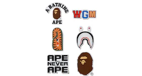 BAPE A Bathing Ape Sticker Pack Multi