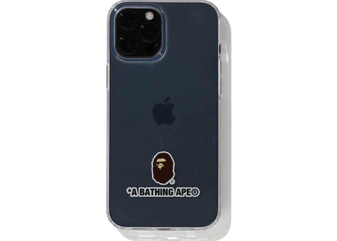 Pre-owned Bape A Bathing Ape Iphone 12/12 Pro Case Clear
