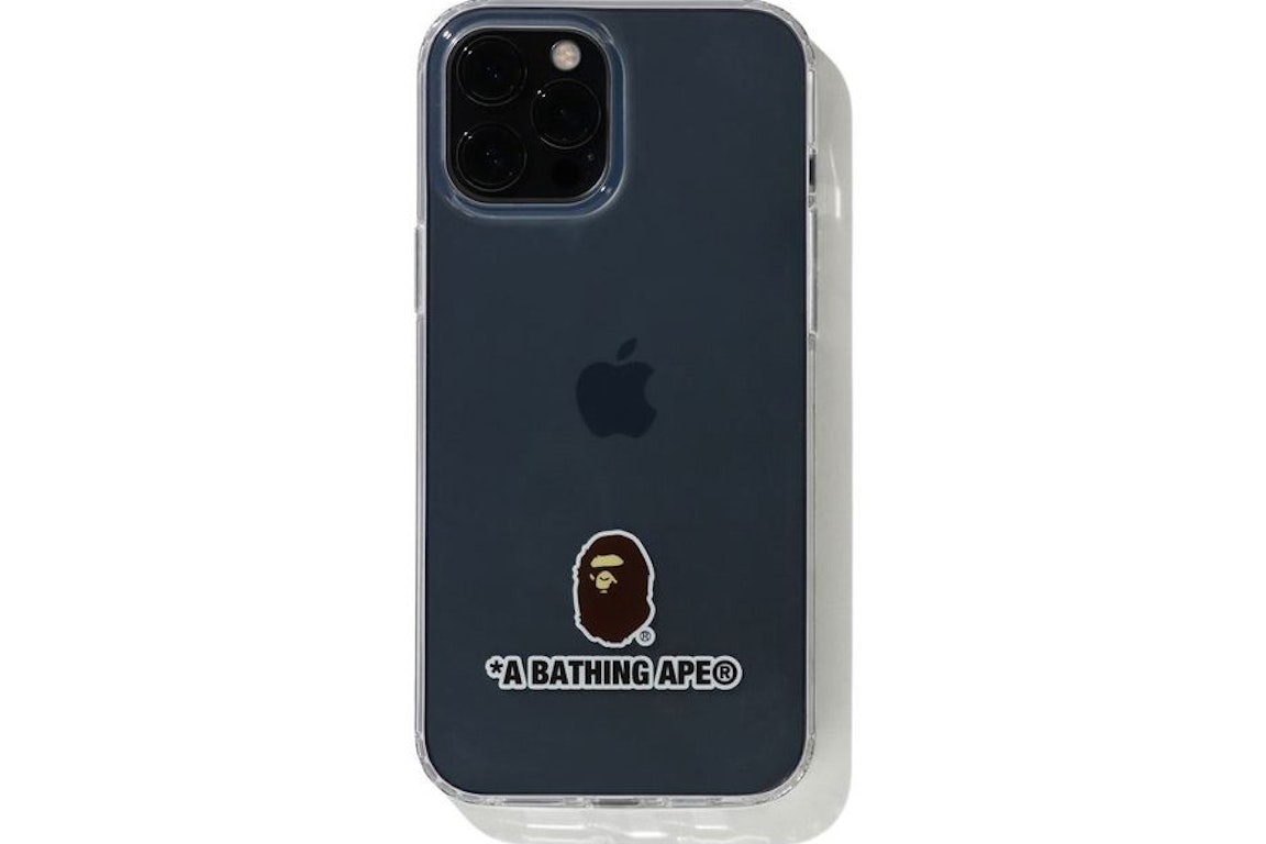 Pre-owned Bape A Bathing Ape Iphone 12/12 Pro Case Clear