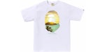 BAPE A Rising Bape Photo Tee White