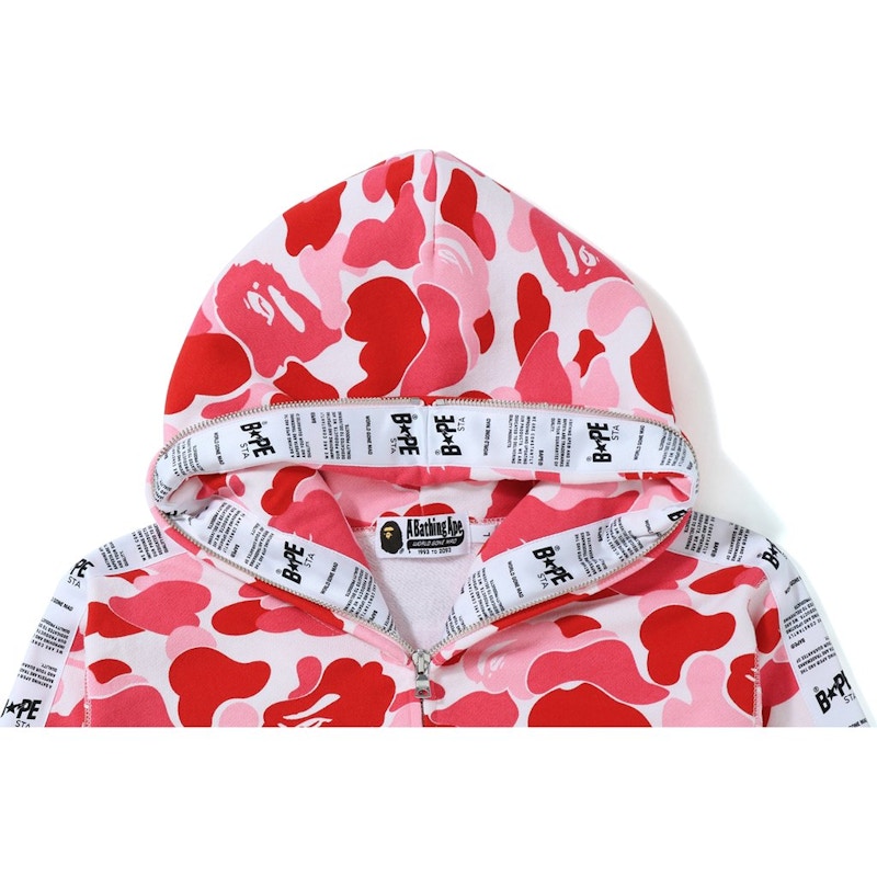 Hoodie on sale bape pink