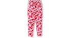 BAPE ABC Bapesta Tape Jersey Pants Pink