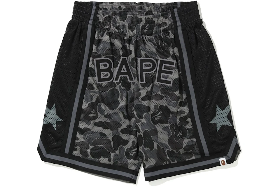 BAPE ABC Basketball Shorts Black