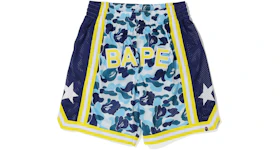 BAPE ABC Basketball Shorts Blue