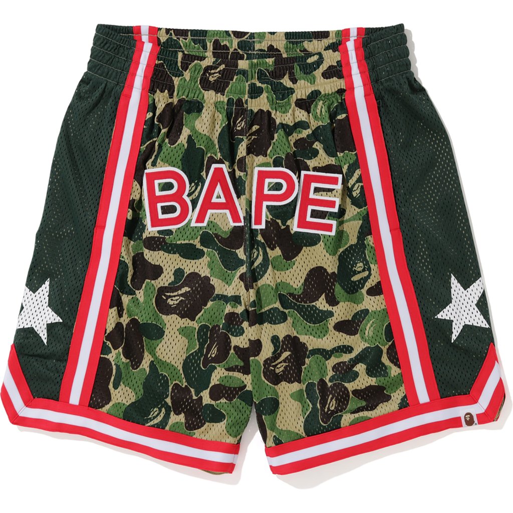 BAPE ABC Basketball Shorts Green