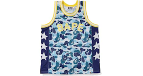 BAPE ABC Basketball Tank Top Blue