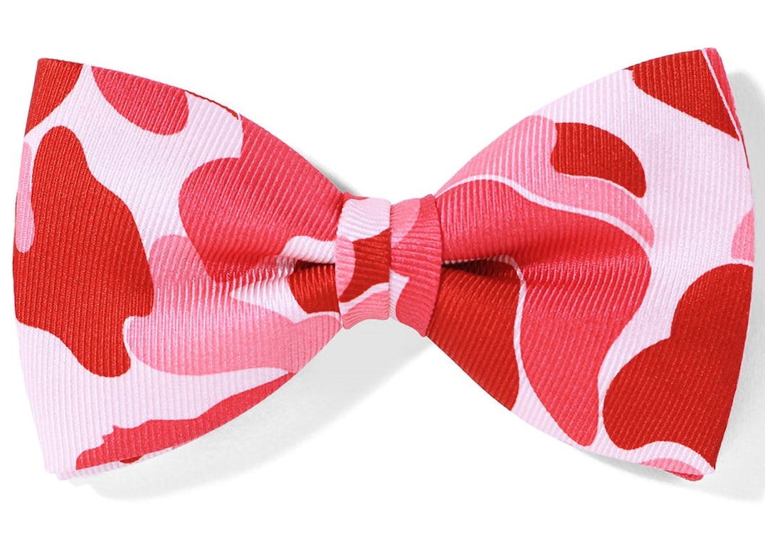 Pre-owned Bape Abc Bow Tie (ss23) Pink