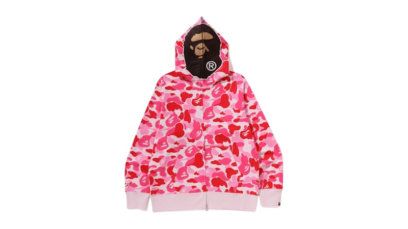 BAPE ABC Camo 2nd Ape Full Zip Hoodie Pink Men's - FW25 - US
