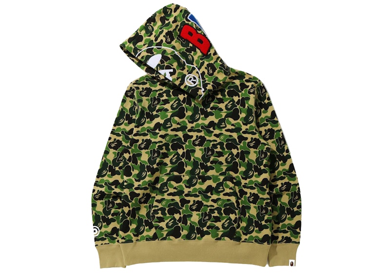 BAPE ABC Camo 2nd Ape Wide Fit Pullover Hoodie Green Men's - FW21 - US