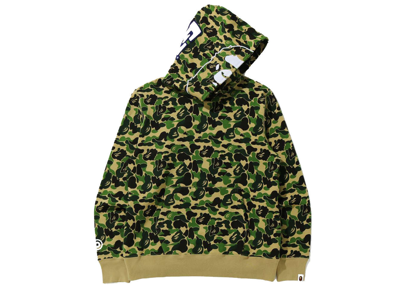 BAPE Multi Camo Wide Fit Pullover Hoodie Black Men's - SS20 - US